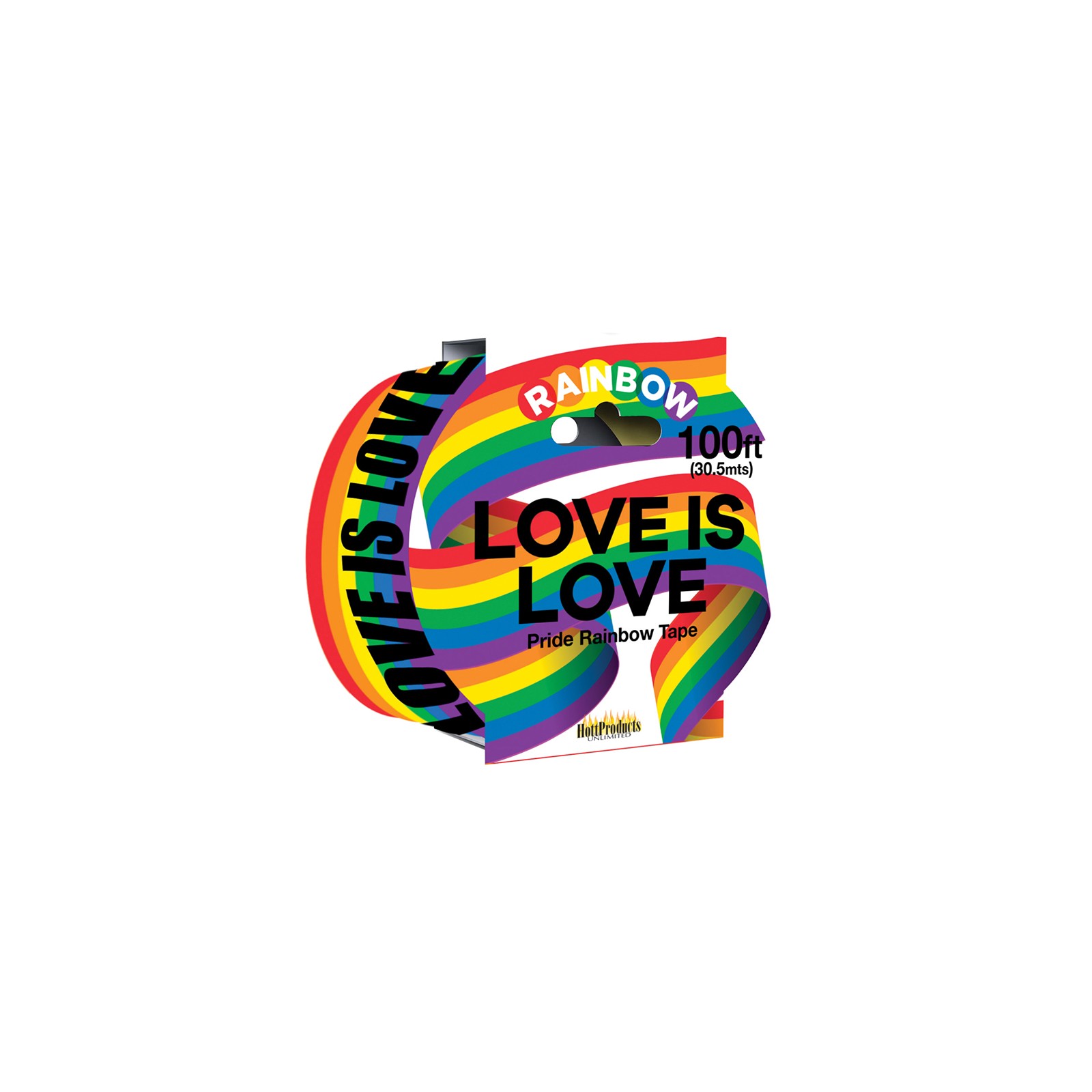 Cinta de Fiesta Rainbow Love Is Love Divertida