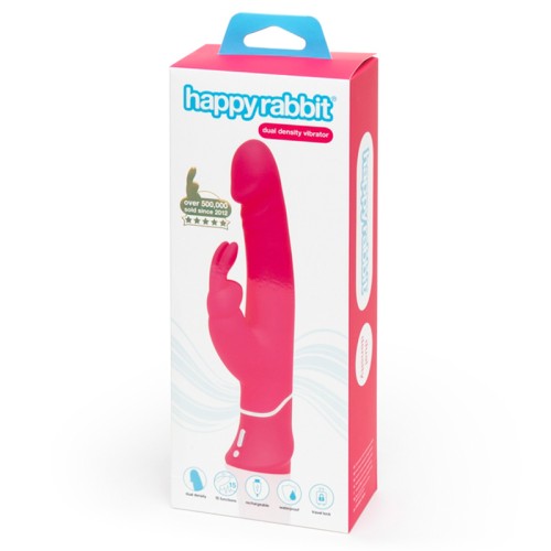 Vibrador Conejo de Densidad Dual Happy Rabbit Rosa