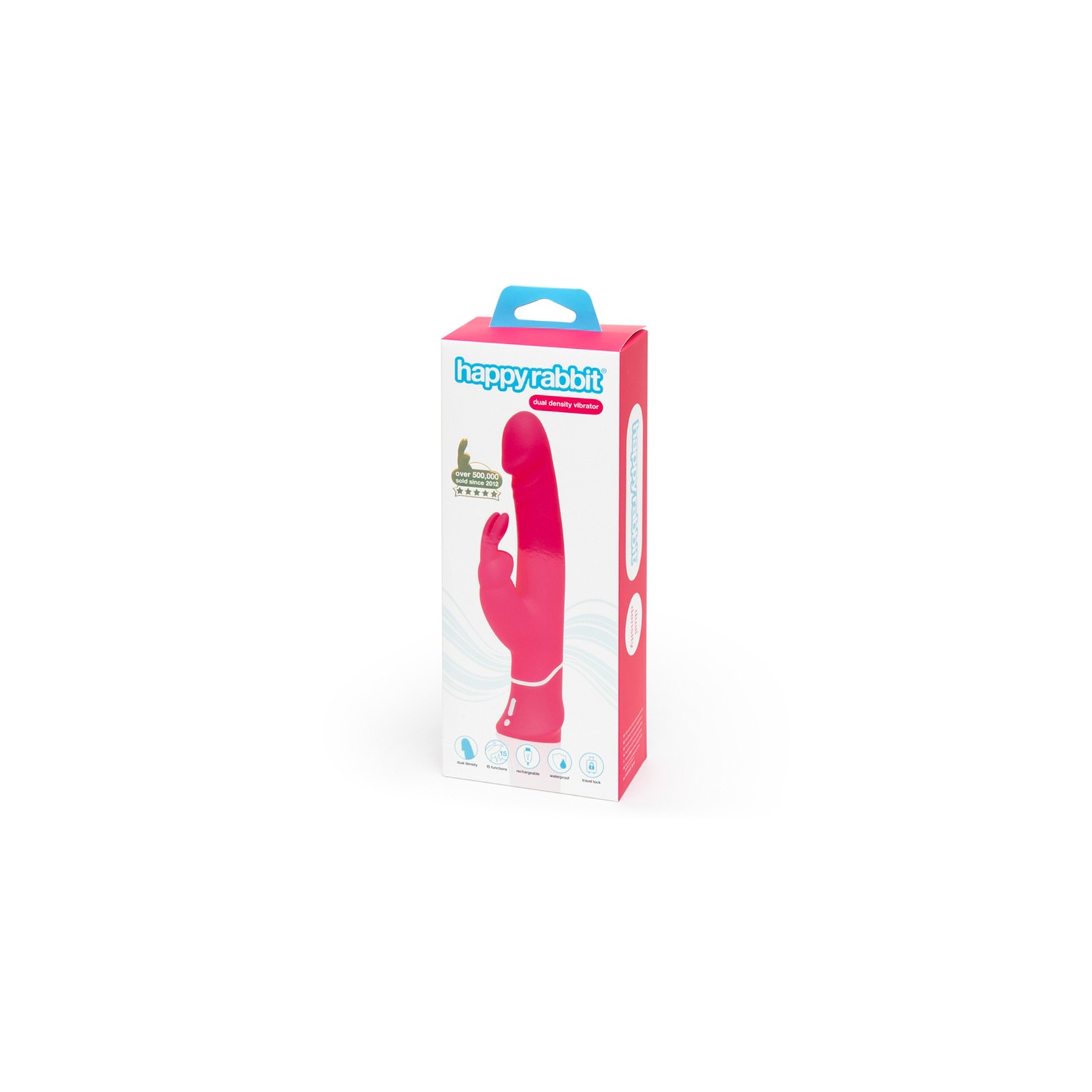 Happy Rabbit Dual Density Silicone Rabbit Vibrator Pink