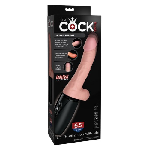 Vibrador Pipedream King Cock Plus de 6.5 pulgadas