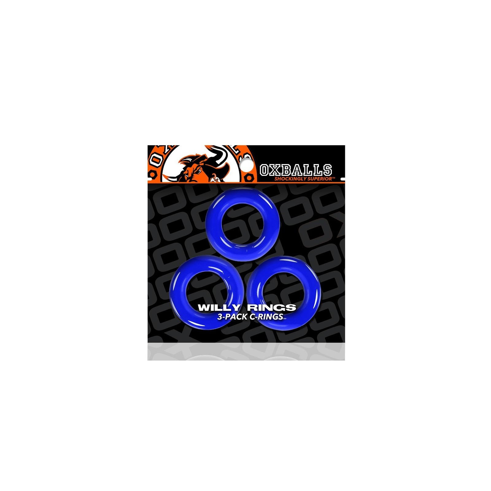 Oxballs Willy Rings 3-Pack Cockrings - Maximum Stretch