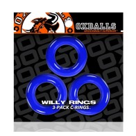 Oxballs Willy Rings 3-Pack Cockrings - Maximum Stretch