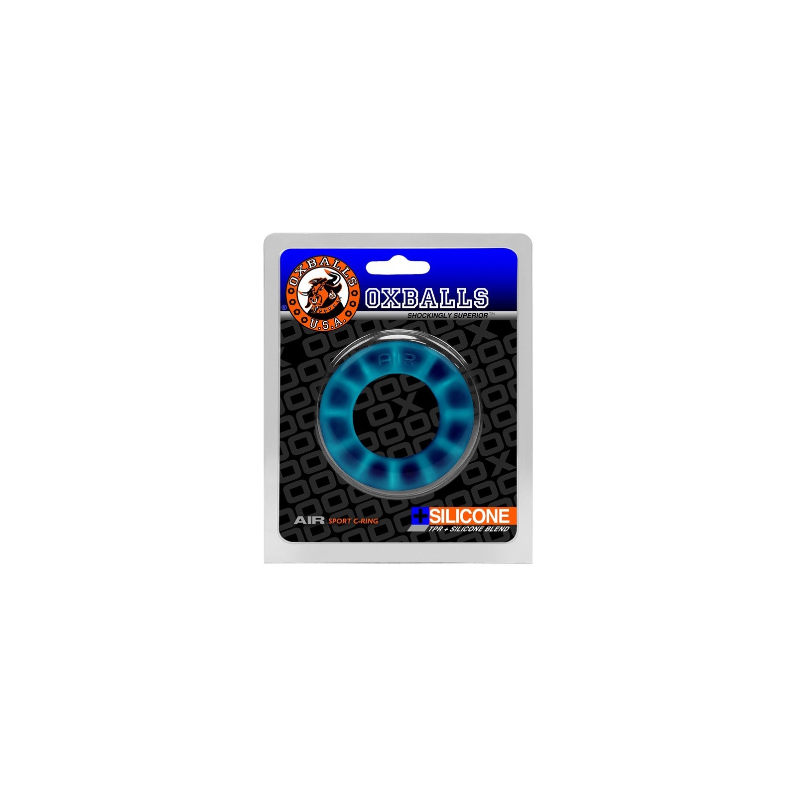 Oxballs Air Airflow Cockring O/S Azul Espacial