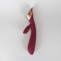 Vibrador Conejo Metis Panel Táctil Rojo Vino