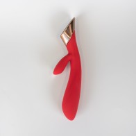 Vibrador Conejo con Panel Táctil Metis Rojo