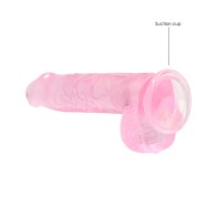 RealRock Crystal Clear 6 in. Dildo