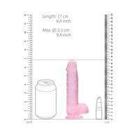 RealRock Crystal Clear 6 in. Dildo