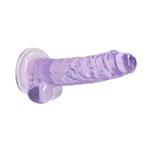 RealRock Crystal Clear 7 in. Dildo - Lifelike Experience