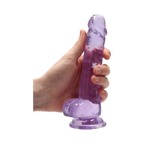 Dildo RealRock Crystal Clear de 7 Pulgadas - Experiencia Realista