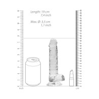 RealRock Crystal Clear Dildo for Lifelike Pleasure