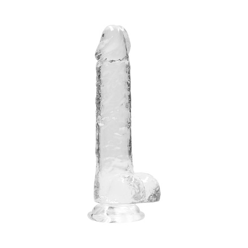 RealRock Dildo Realista Transparente - Placer en su Máxima Expresión