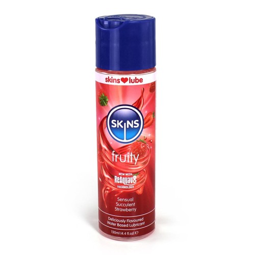 Skins Strawberry Water-Based Lubricant 4 oz Best Pleasure