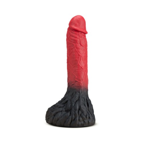 Dildo Fantasía Hombre Lobo Lycan 10.5 in. Rojo