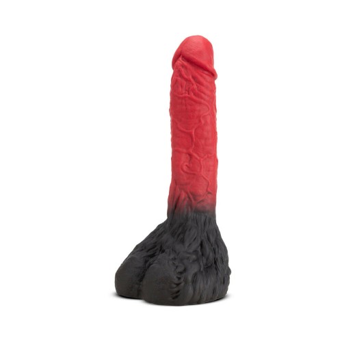 Dildo Fantasía Hombre Lobo Lycan 10.5 in. Rojo