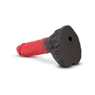 Dildo Fantasía Hombre Lobo Lycan 10.5 in. Rojo