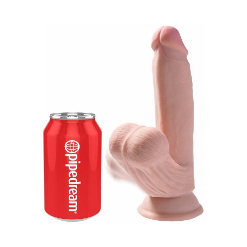 Pipedream King Cock Plus Triple Density Dildo Beige