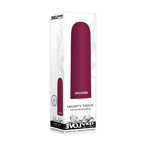 Vibrador Bullet Recargable Evolved Mighty Thick