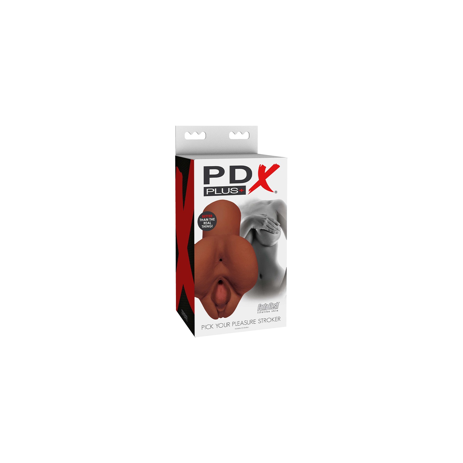 PDX Plus Pick Your Pleasure Dual Entry Stroker - Realistic Sensations