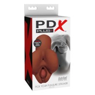 PDX Plus Pick Your Pleasure Dual Entry Stroker - Realistic Sensations