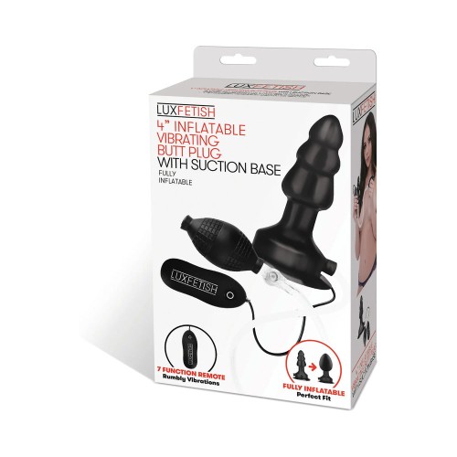 Lux Fetish Inflatable Vibrating Butt Plug