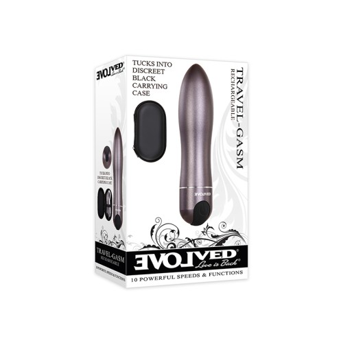 Evolved Travel-Gasm Bullet Vibrator with Case