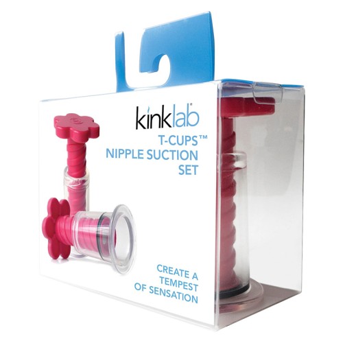 Kinklab T-Cups Nipple Suction Set for Pleasure