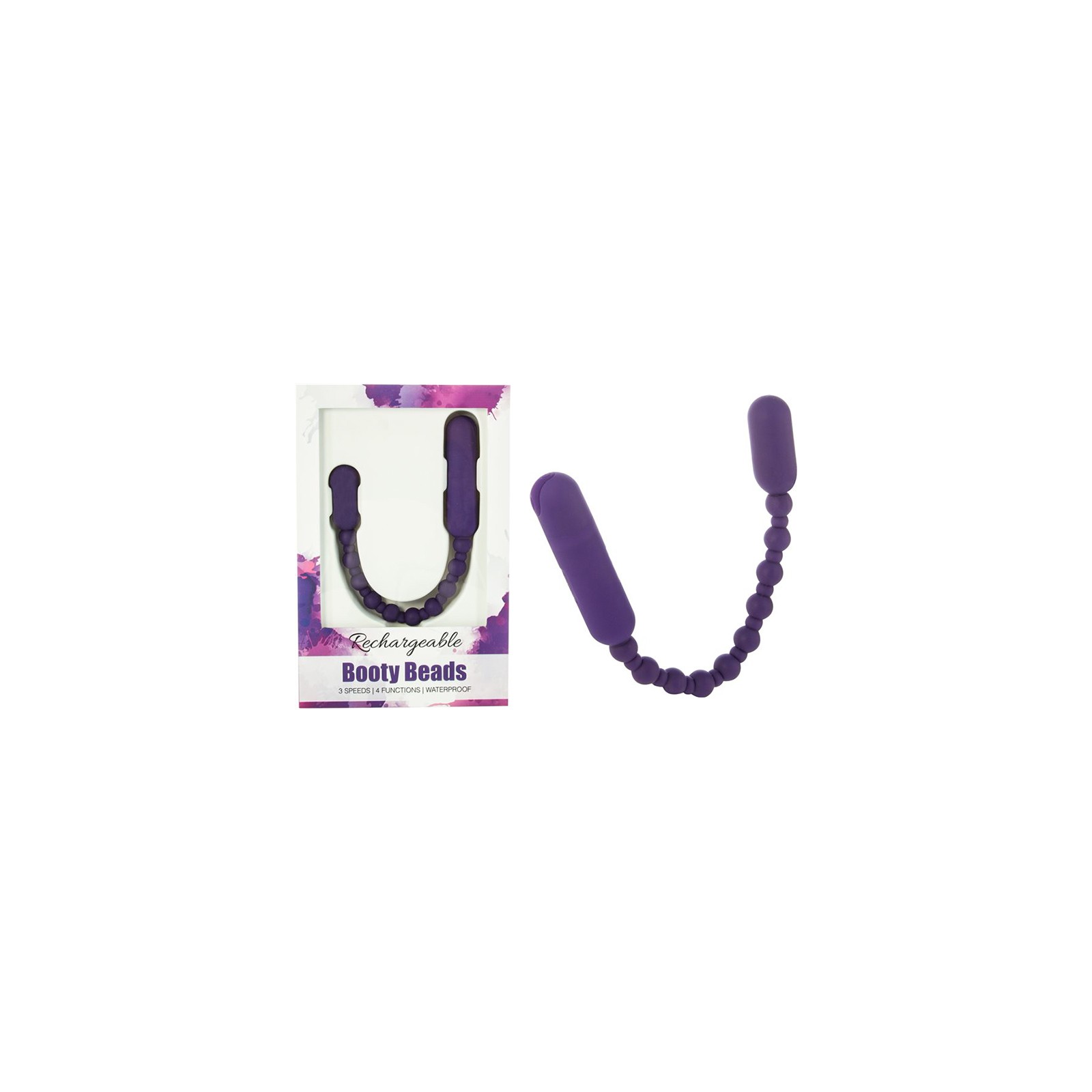 Rechargeable Purple Booty Beads for Ultimate Pleasure