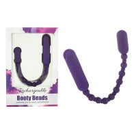 Rechargeable Purple Booty Beads for Ultimate Pleasure