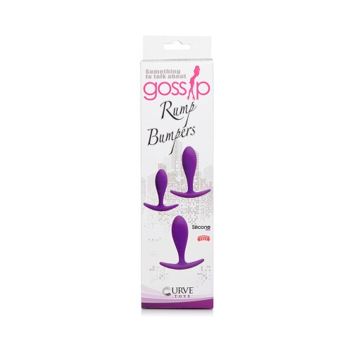 Set de Plugs Anales Gossip Rump Bumpers de Silicona