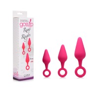 Gossip Rump Ringers Set de Entrenamiento 3 Piezas de Tapones Anales de Silicona