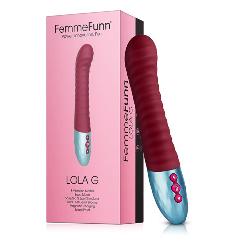 Vibrador G-Spot Recargable FemmeFunn Lola G Marrón