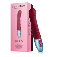 FemmeFunn Lola G Rechargeable G-Spot Vibrator Maroon