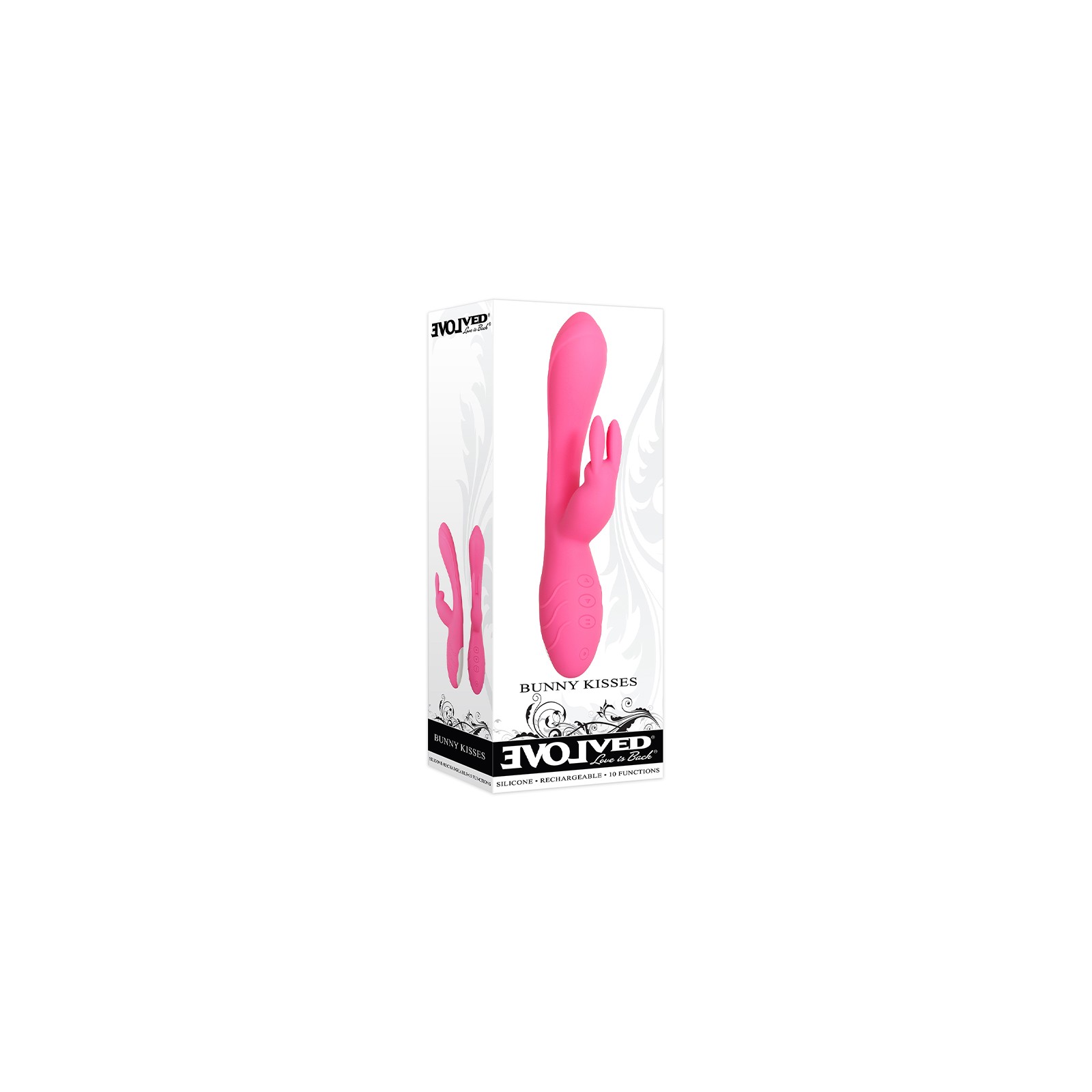 Evolved Bunny Kisses Rechargeable Rabbit Vibrator for Ultimate Pleasure