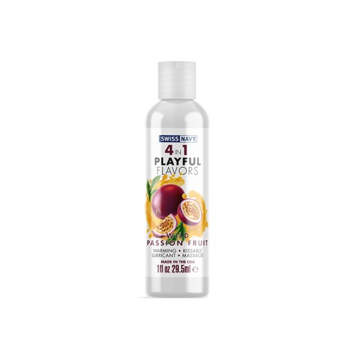 Swiss Navy Wild Passion Fruit 4 in 1 Lube 1 oz