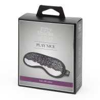 Antifaz de Satén Fifty Shades Play Nice con Encaje