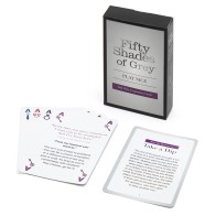 Fifty Shades of Grey Talk Dirty Inspiration Card Game for Couples