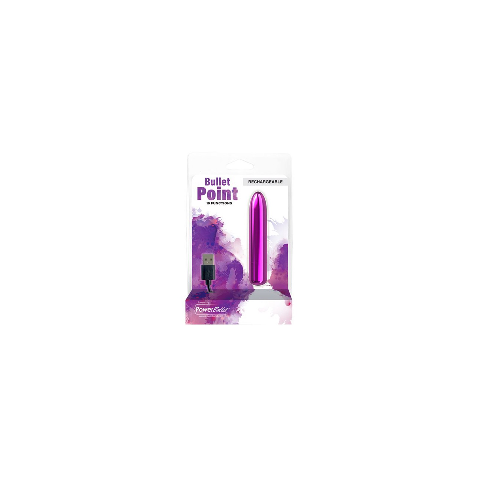 Power Bullet Point Rechargeable - Purple