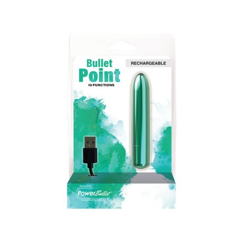 Power Bullet Point Recargable para Placer Dirigido