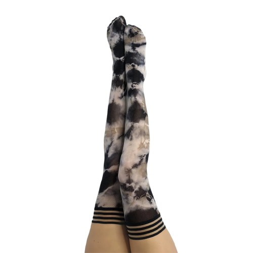 Kixies Mackenzie Tie-Dye Thigh-Highs