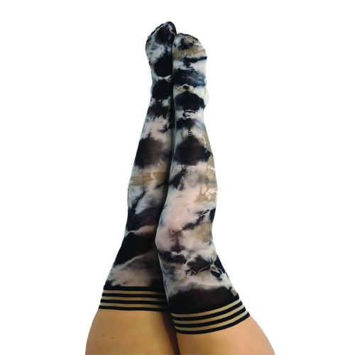 Kixies Mackenzie Tie-Dye Thigh-Highs