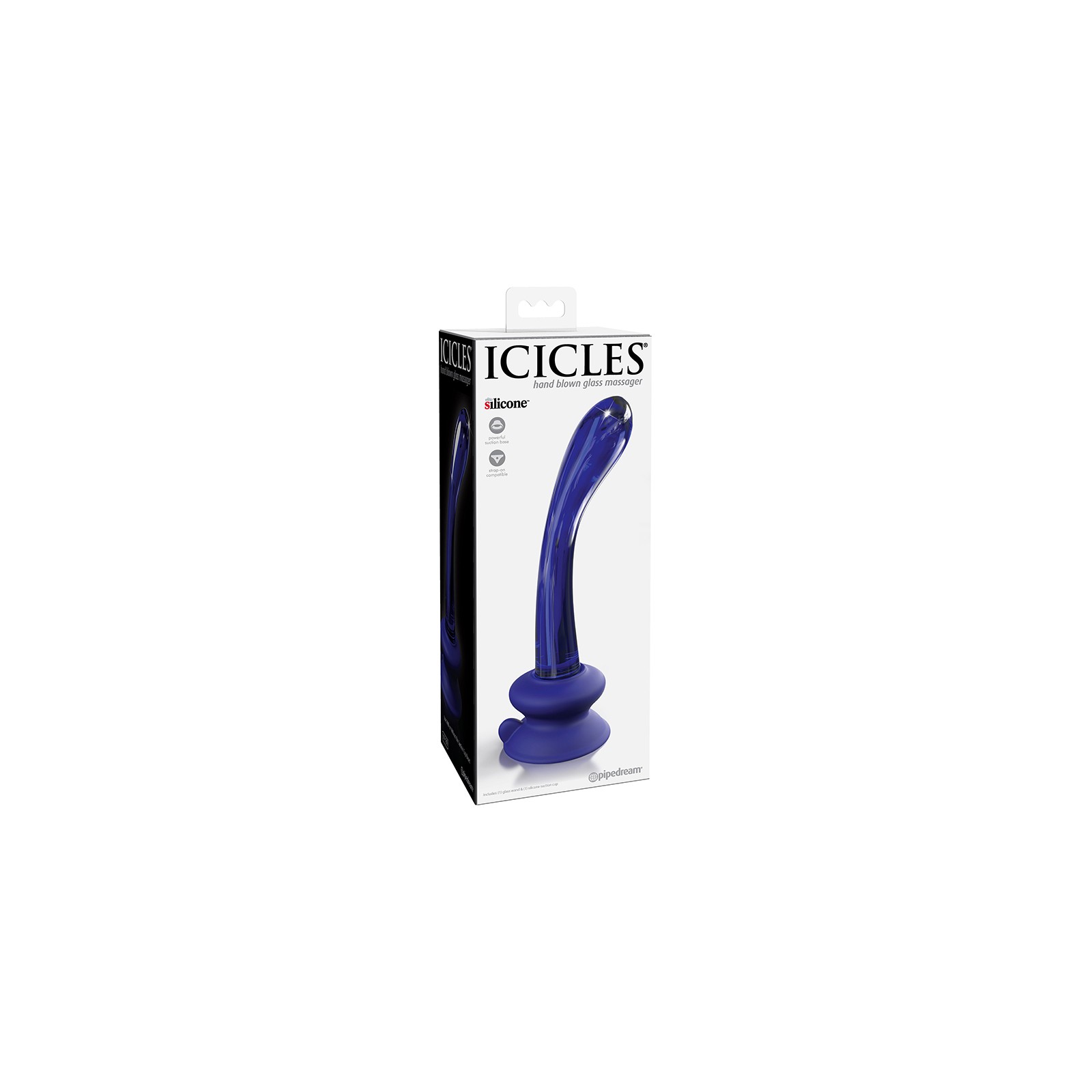 Pipedream Icicles No. 89 G-Spot Massager with Suction Cup