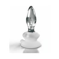 Icicles No. 91 Glass Anal Plug with Suction Cup