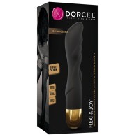 Dorcel Flexi & Joy Vibrador Flexible para Punto G y Clítoris Negro/Dorado