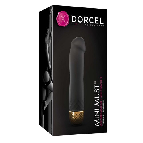 Dorcel Mini Must Vibrador de Silicona Negro/Dorado