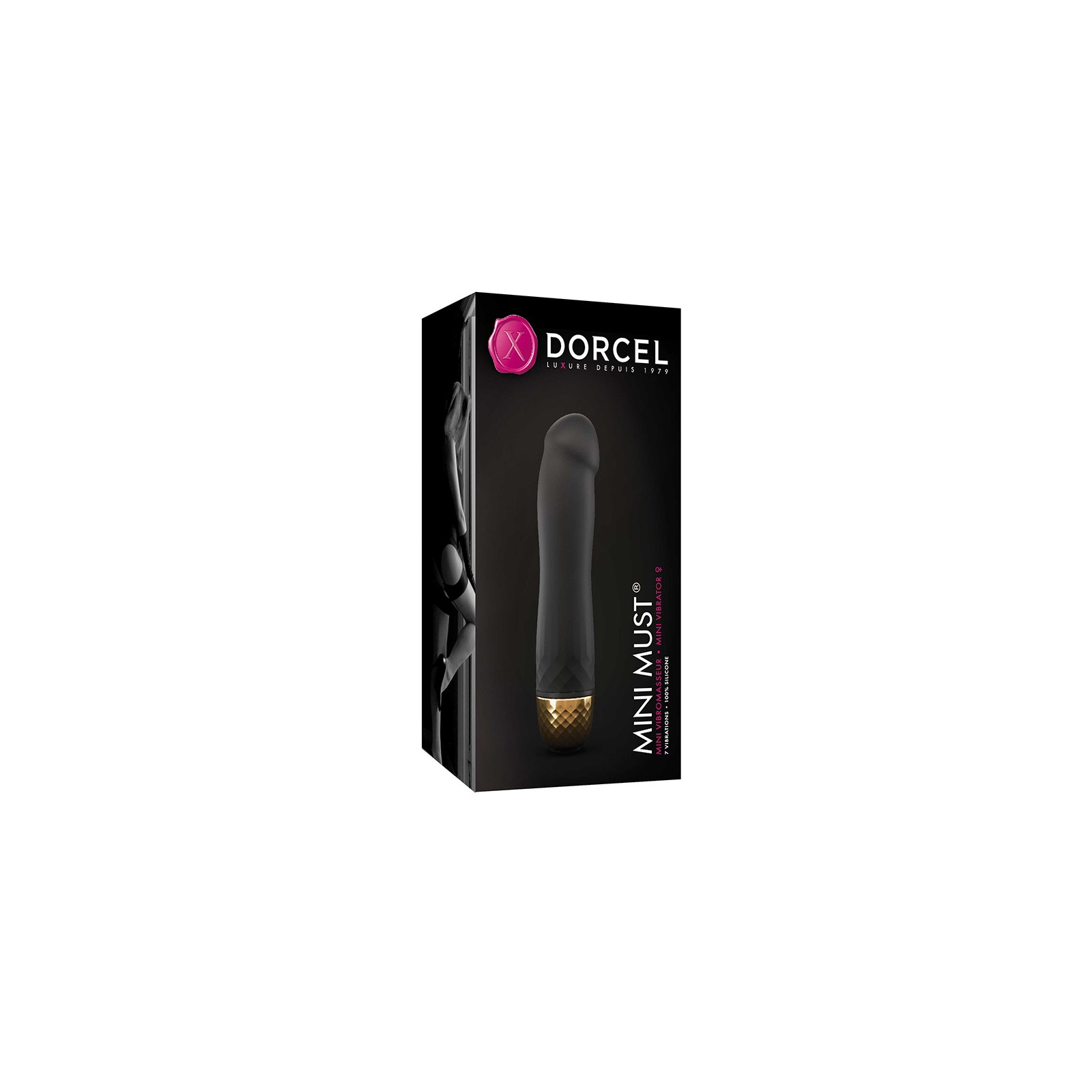 Dorcel Mini Must Vibrador de Silicona Negro/Dorado