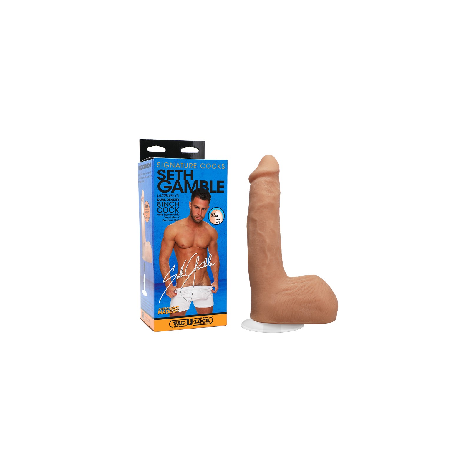 Seth Gamble 8-Inch ULTRASKYN Cock - Ultimate Fantasy Replica