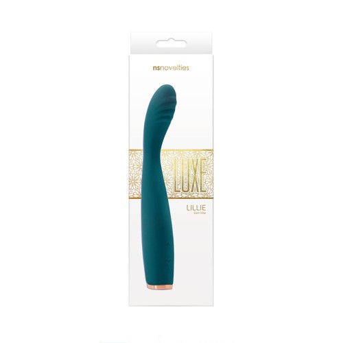 Vibrador Slim Recargable Luxe Lillie para Placer Discreto