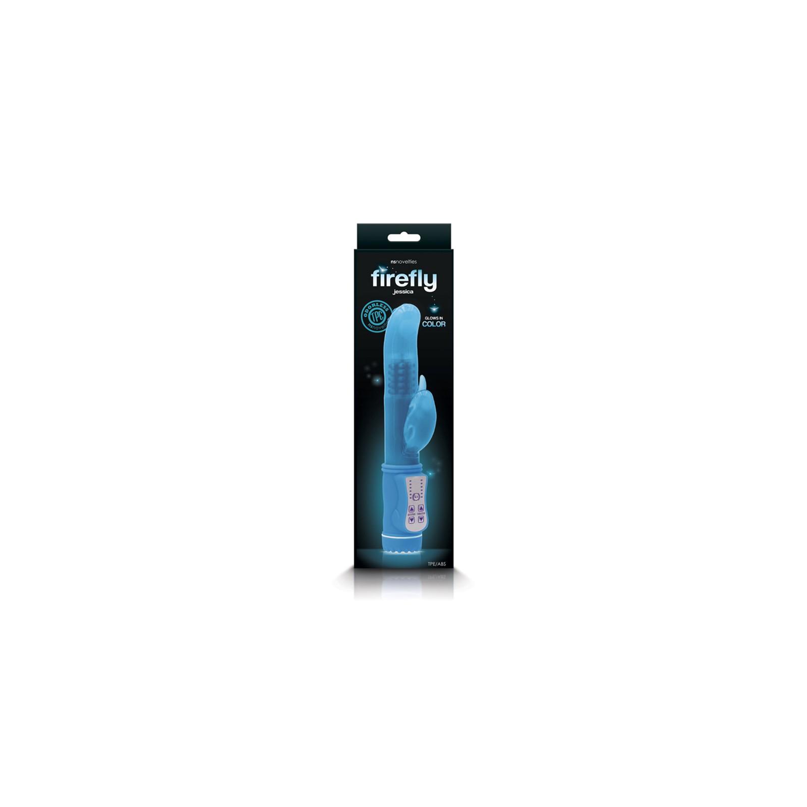 Firefly Jessica Rotating Dolphin Vibrator Blue