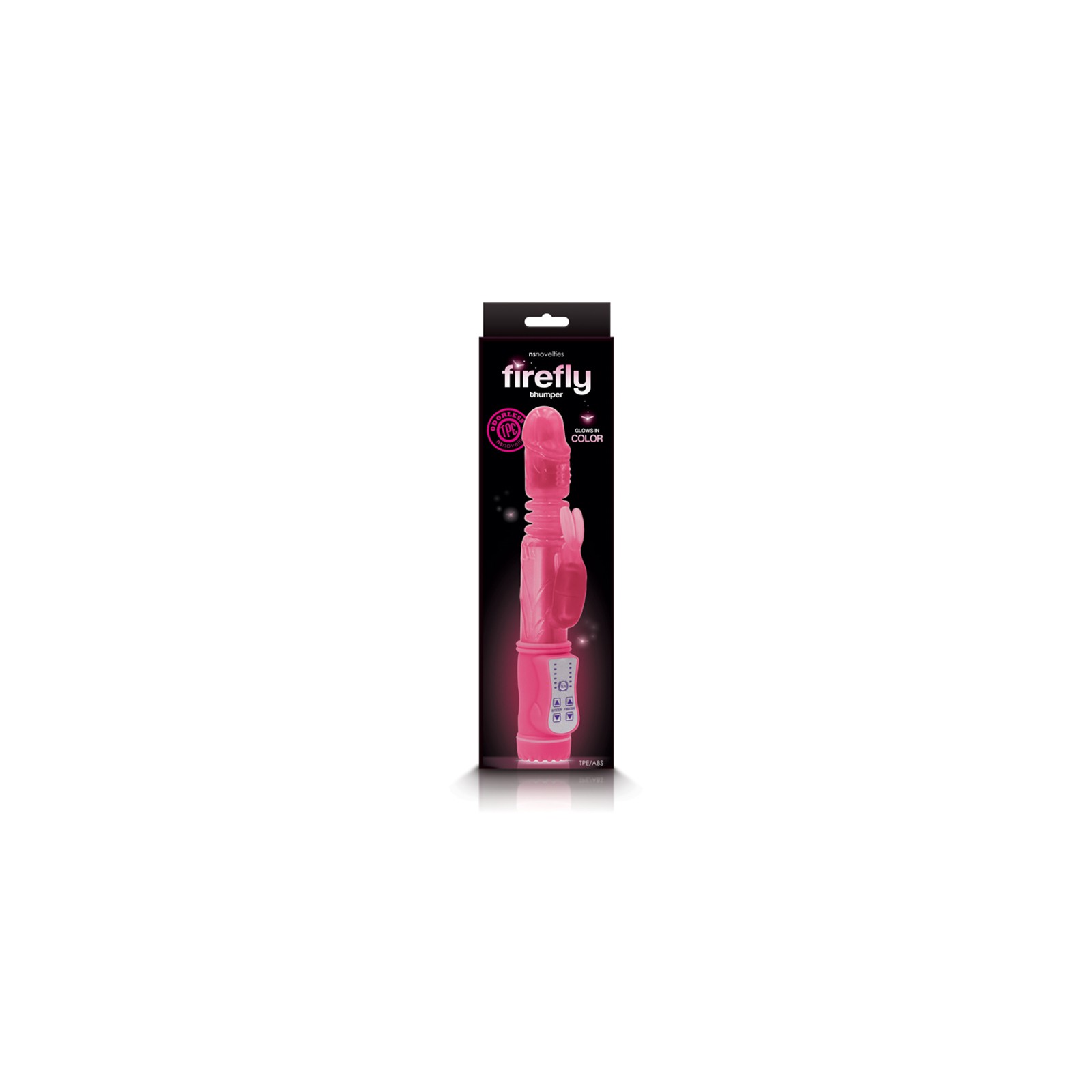 Firefly Thumper Thrusting Rabbit Vibrator Pink