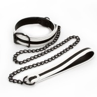 GLO Bondage Collar & Leash for BDSM Play